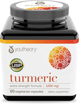 Suplemento de Cúrcuma Extra Fuerte Youtheory 1000 mg 60 Cápsulas