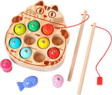 Juego de Pesca Magnético Montessori, Habilidades Motoras, 1-3 Años