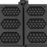 Máquina de Waffles Eléctrica, Acero Inoxidable, Doble Cabeza