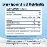 Suplemento de Colostro Bovina Liposomal 2500mg - 60 Porciones