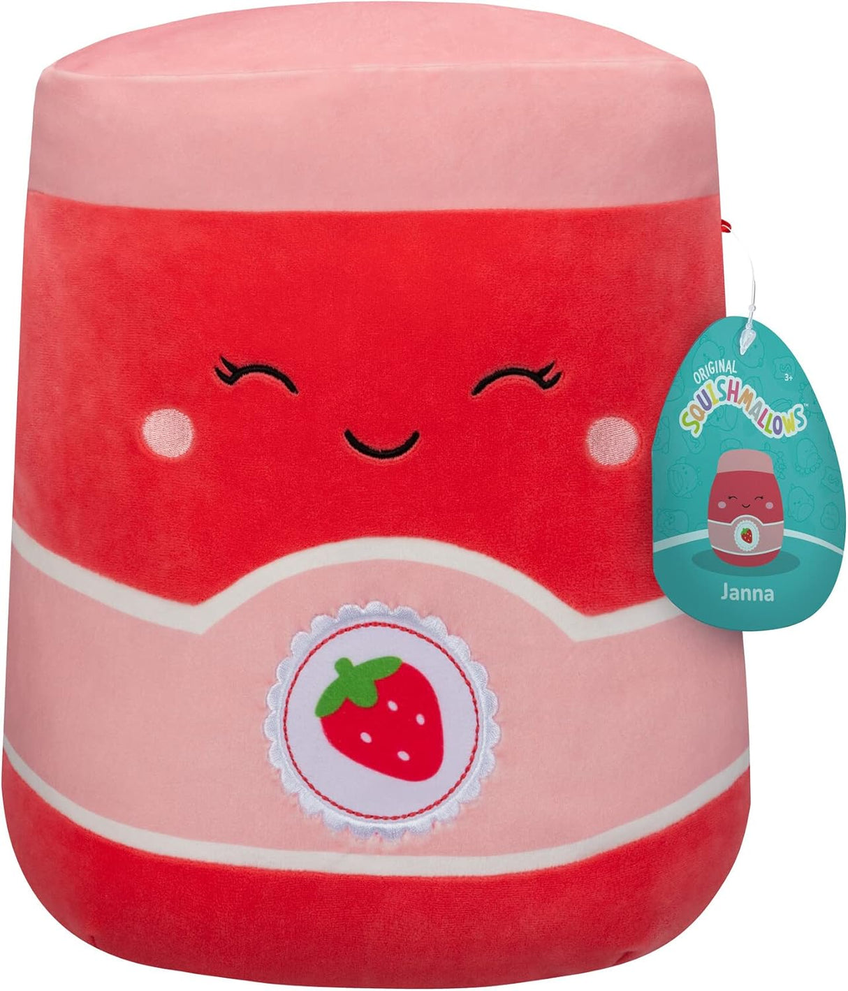 Squishmallows Janna Strawberry Jam 14 Plush Oficial Kelly Toy