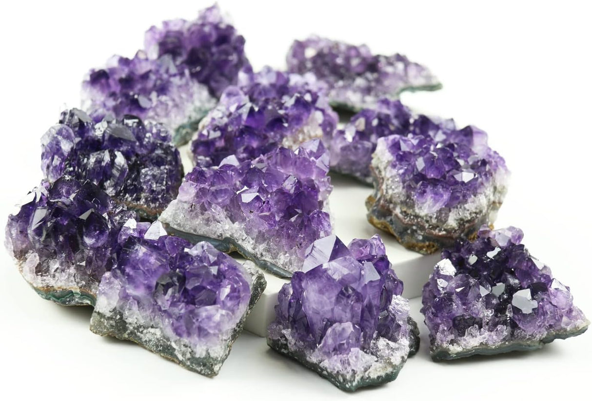 Nvzi Cristales de amatista, racimo de amatista, racimos