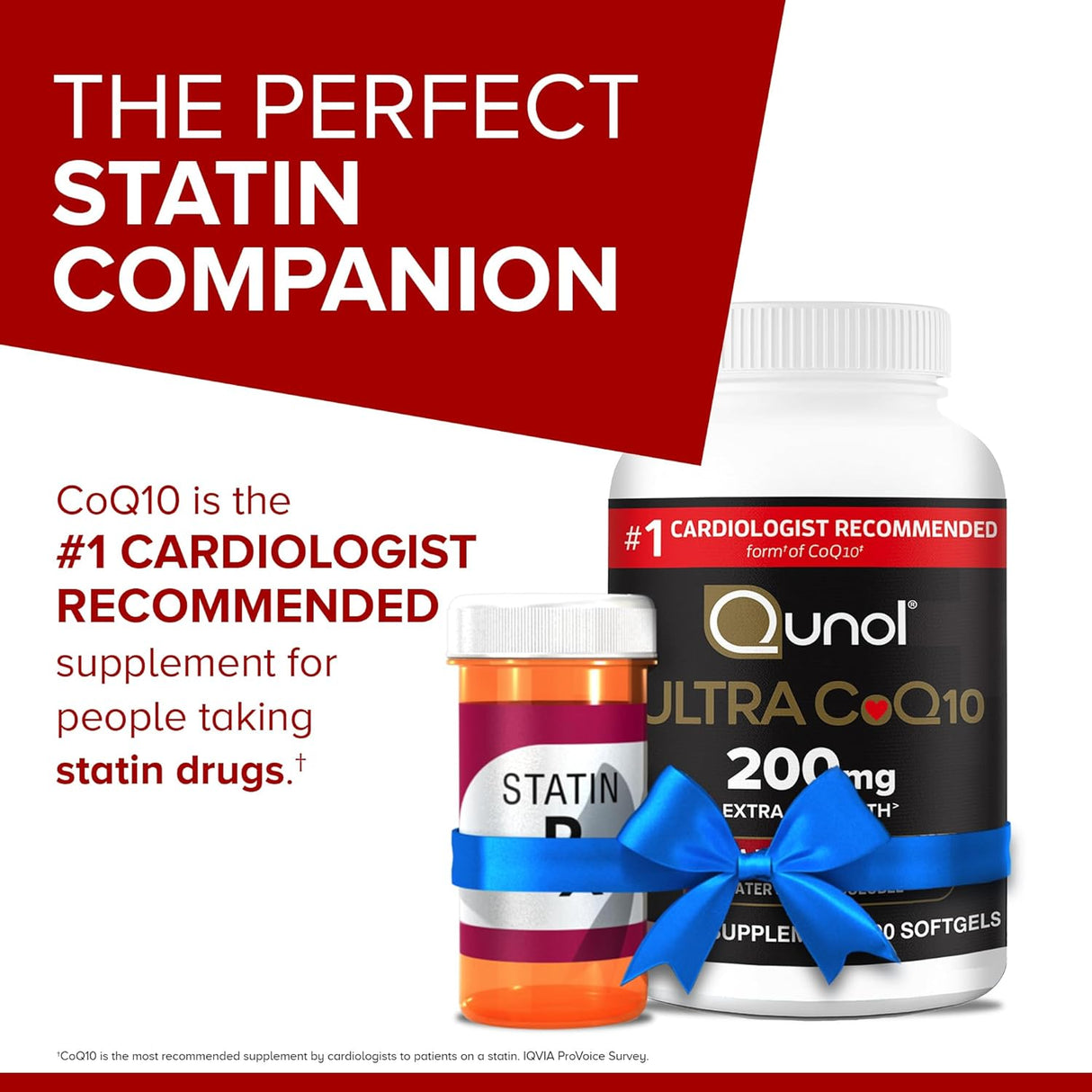 Qunol CoQ10 200mg Suplemento Antioxidante 90 cápsulas