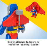 Superman Imaginext DC Robots con Luces y Sonidos 12 Pulgadas