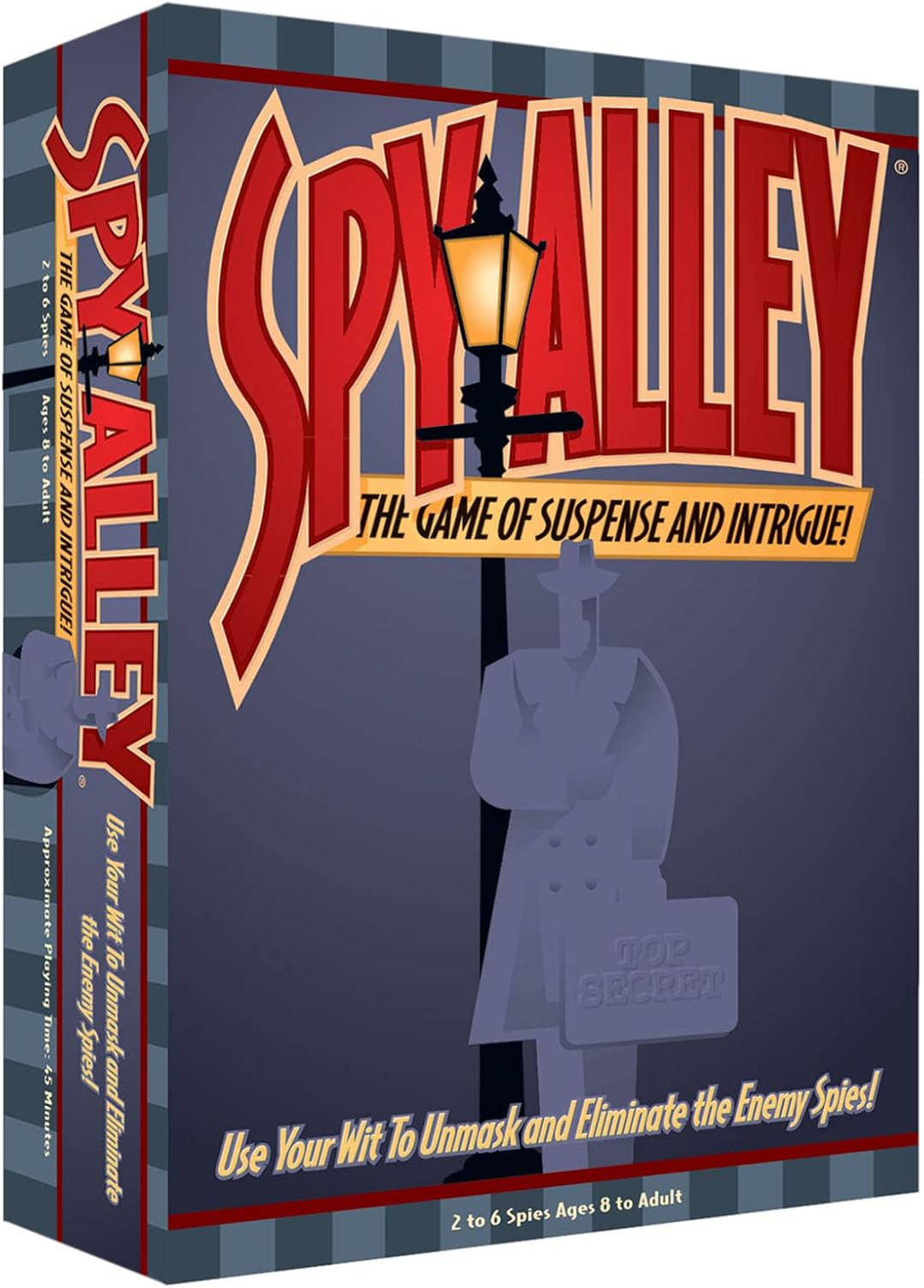 Juego de Estrategia Familiar Spy Alley, Premio Mensa, 2-6 Jugadores