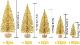 Mini Árboles de Navidad KUUQA 48 Pcs para Decoración DIY
