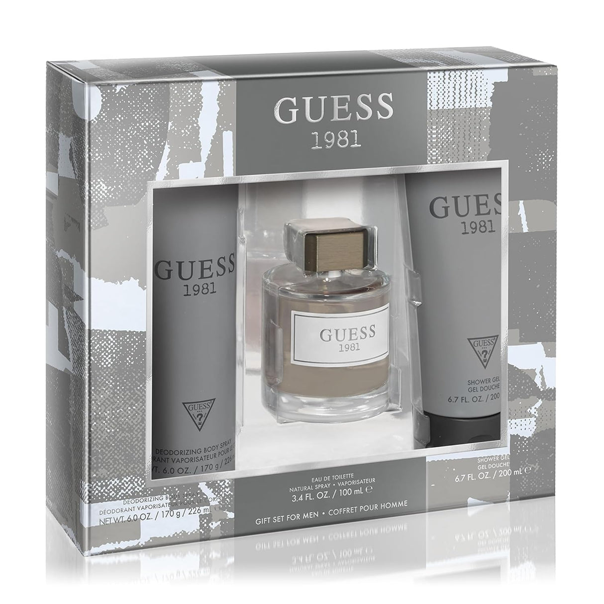 Set de regalo Eau de Toilette Homme - Spray, Desodorante y Gel