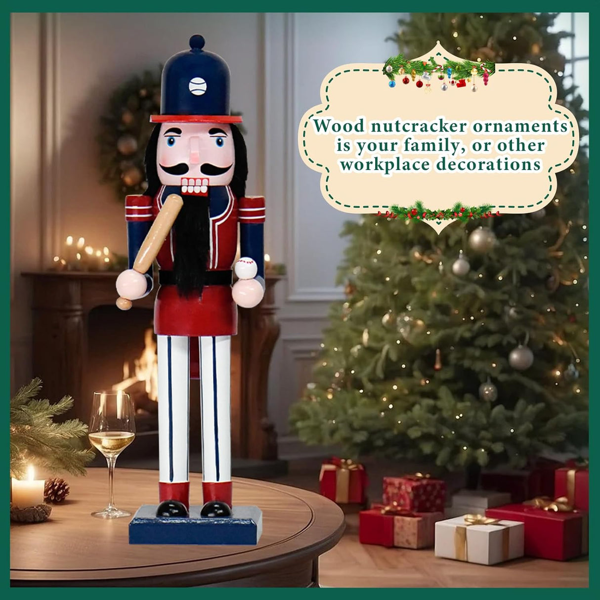 Figuras de madera de Navidad - 14 decoraciones artesanales