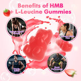 Softbear Gummies HMB Leucina 3000mg Muscular 60u