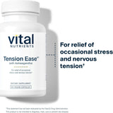 Suplemento de Estrés Vital Nutrients Tension Ease 60 Cápsulas