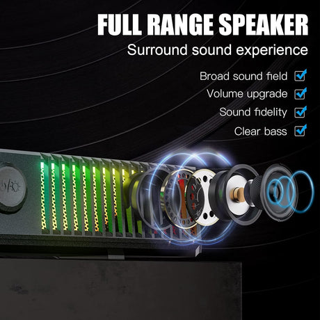 Altavoces de computadora estéreo de alta fidelidad  USB
