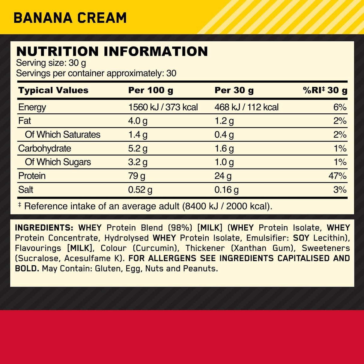 Proteína de Suero 100% Gold Standard, Optimum Nutrition, 2 lb