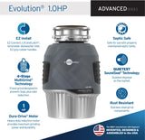 Triturador de desperdicios Gris ‎EVOLUTION 1HP In Sink Erator