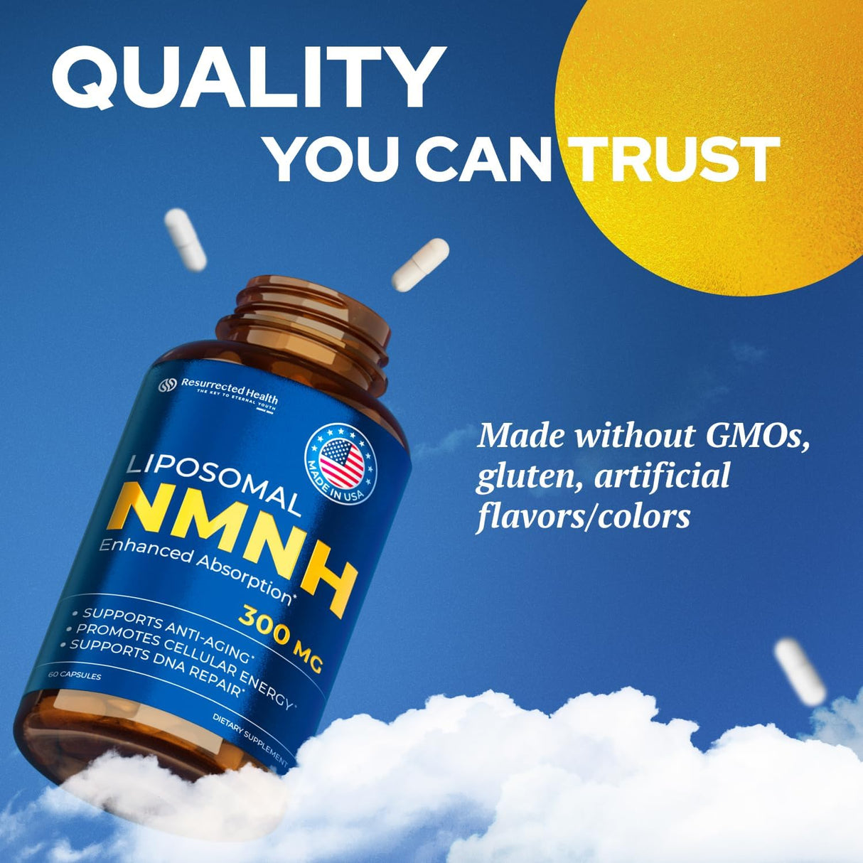Suplemento NMN Alternativo - NMNH Liposomal Alta Pureza 300mg