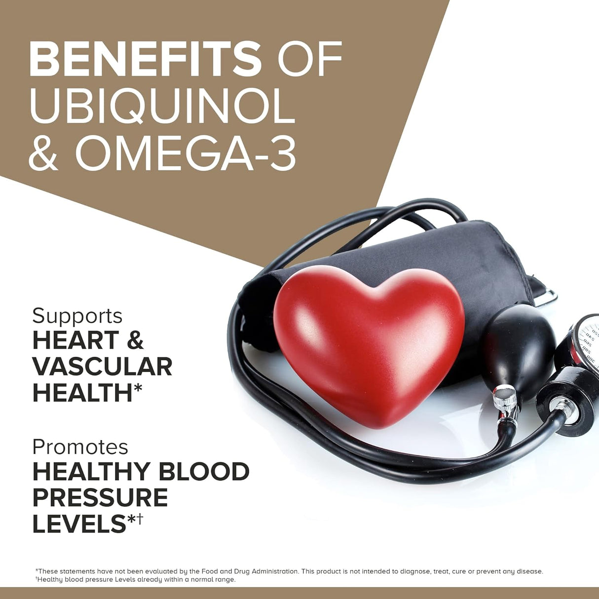 Ubiquinol CoQ10 100 mg con Omega 3, Salud Cardíaca, 90 Uds