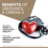 Ubiquinol CoQ10 100 mg con Omega 3, Salud Cardíaca, 90 Uds