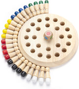 Juego de Memoria de Madera, Juguete Educativo Montessori, 3+ Años