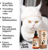 Vitaminas Aceite de cáñamo para perros y gatos