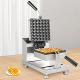 Máquina de Waffles Bubble, 1200W, Teflón, 122-572℉, Comercial