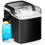Máquina de Hielo Silonn - 9 Cubos en 6 Min, Auto-Limpiante