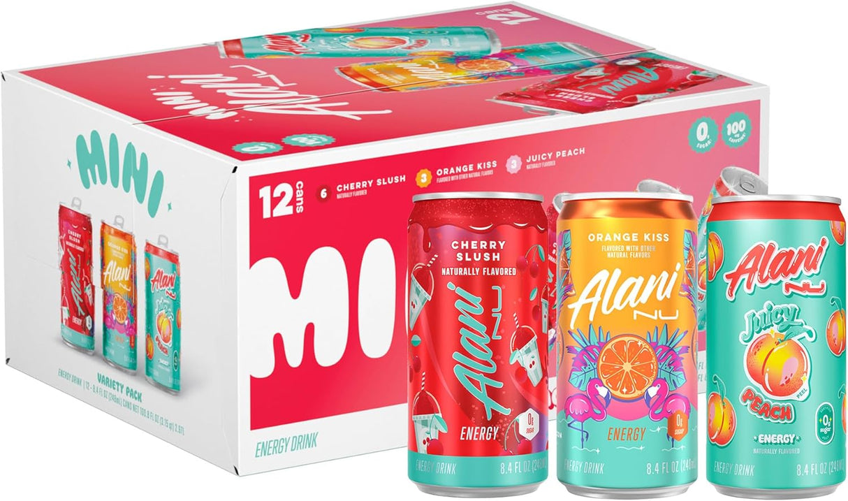 Alani Nu Pack de Energía Baja en Calorías, 12 Cans