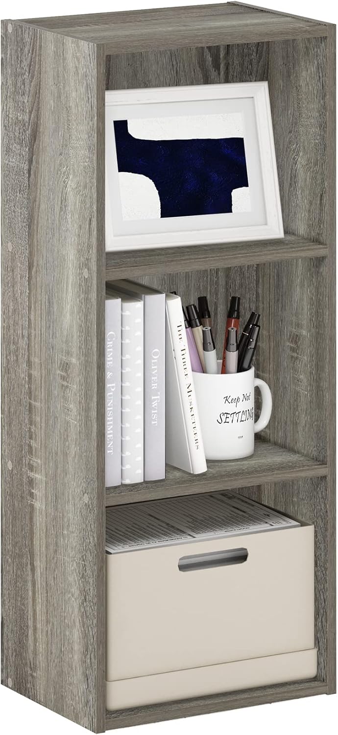 Estantería para libros, 3 niveles, modelo Luder