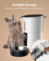 Comederos y Bebederos  automáticos para gatos cronometrados