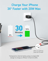 Cargador Anker de 20 W  paquete de 2 cargadores rápidos