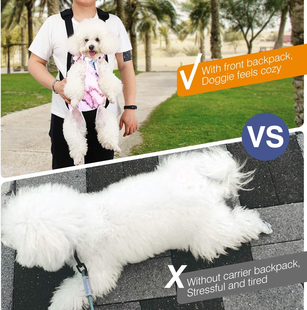 Mochila de transporte para mascotas ajustable para viajes