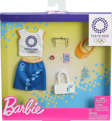 Set de ropa Barbie para juegos olímpicos Tokyo 2020, conjunto coleccionable