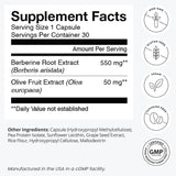 Suplemento de Berberina SuperBerine Apoyo Metabólico Coleste