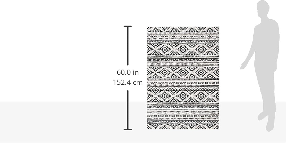 Alfombra Accent Tulum - Diseño Tribal Boho, Modelo TUL272B