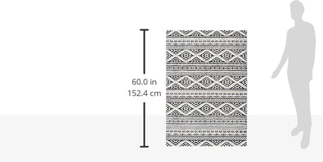 Alfombra Accent Tulum - Diseño Tribal Boho, Modelo TUL272B