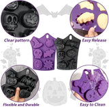 Moldes para Cake Pops Halloween Webake, Silicona, Pack de 2