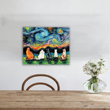 Póster y lienzo de gatos Van Gogh - Decoración de pared