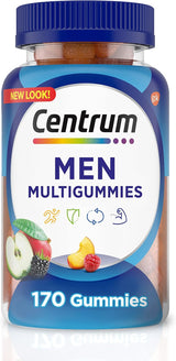 Suplemento Centrum MultiGummies Gummy para hombres, 170 und