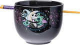 Bol de Cerámica Ramen Jack Skellington, Silver Buffalo, 20 oz.