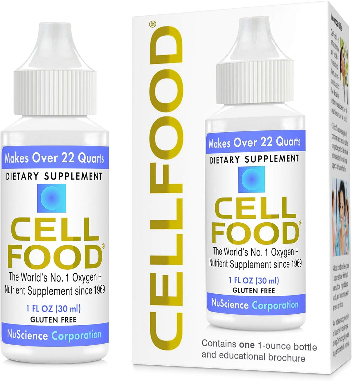 Suplementos Cellfood Concentrado líquido – 1 fl oz pack de 2