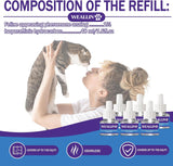 Paq de 6 repuestos de difusor calmante para gatos WEALLIN