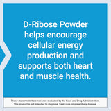 D-Ribosa en Polvo de Life Extension, Energía y Salud, 150 g