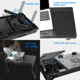 TeqHome Escritorio para computadora portátil para cama