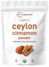 Canela Ceylon Orgánica 1lb | Sin Aditivos, No GMO, Sri Lanka