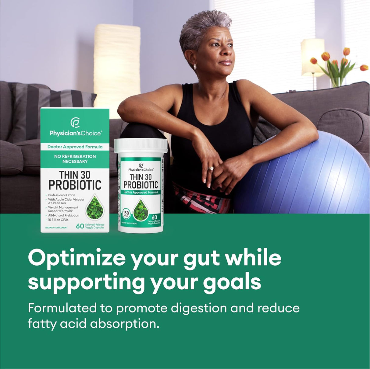 Suplemento Probióticos  Lactobacillus Gasseri + 5 cepas 60u