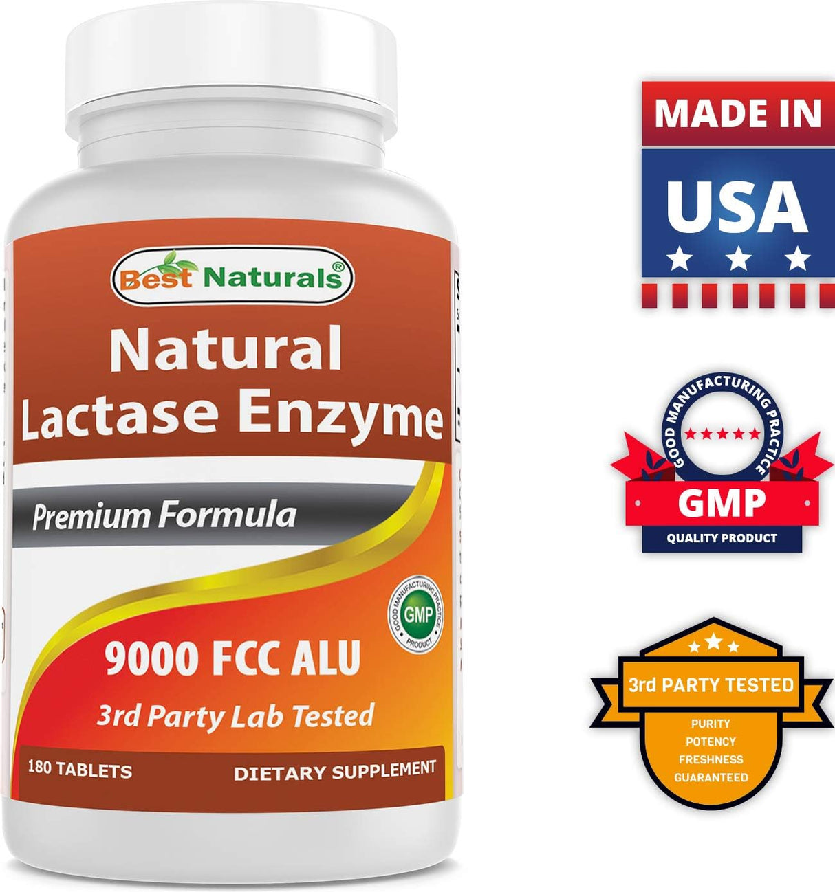 Suplementos Alimenticios de alivio con enzima lactasa