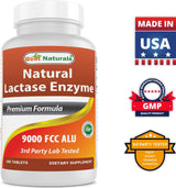 Suplementos Alimenticios de alivio con enzima lactasa