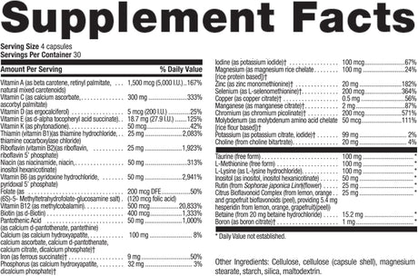 Suplemento Country Life MAX para veganos  multivitamínico