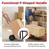 Carretilla Goplus, P-Handle, 660 lbs, Ruedas de 10”, Modelo P