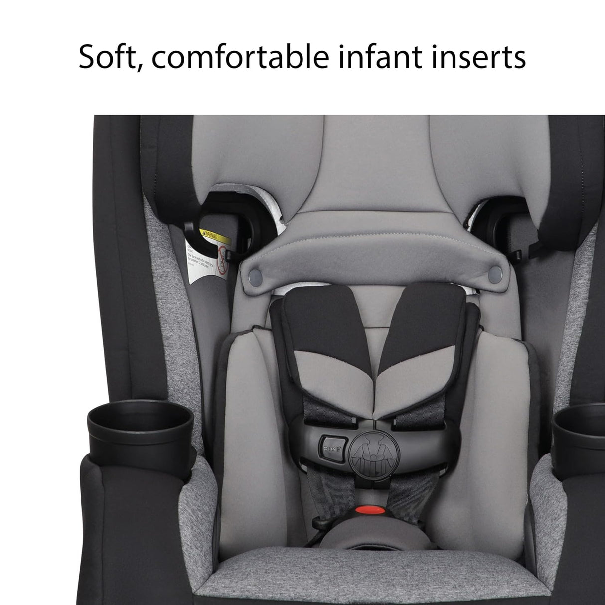 Asiento convertible todo en uno orientación hacia adelante