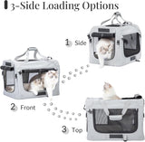 Transportín Extra Grande para 2 Gatos, Collapsible 24x16.5