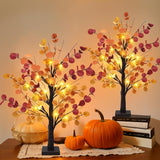 Árbol de Eucalipto Artificial con Luz LED - Decoración Otoño